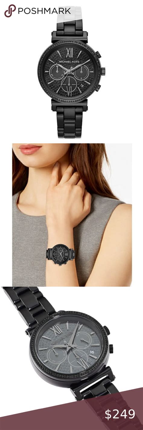 michael kors sofie watch battery life|More.